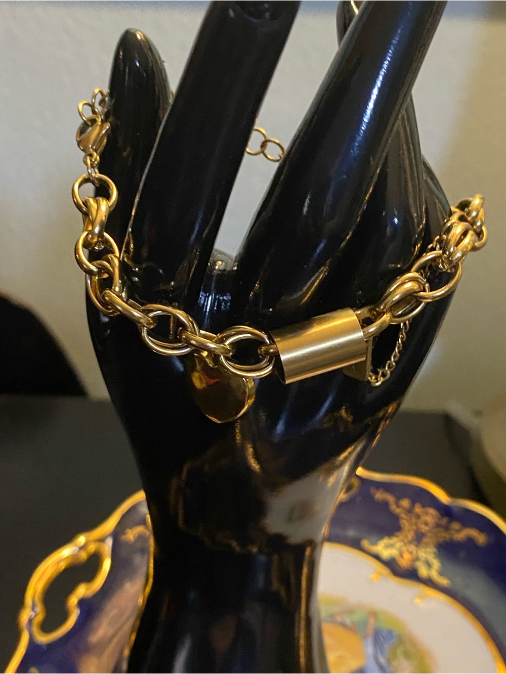 Brass Chain Link Bracelet - Women's Jewelry